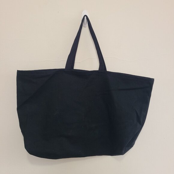 Hammitt Los Angeles Large Tote Bag Black Canvas - Picture 2 of 9